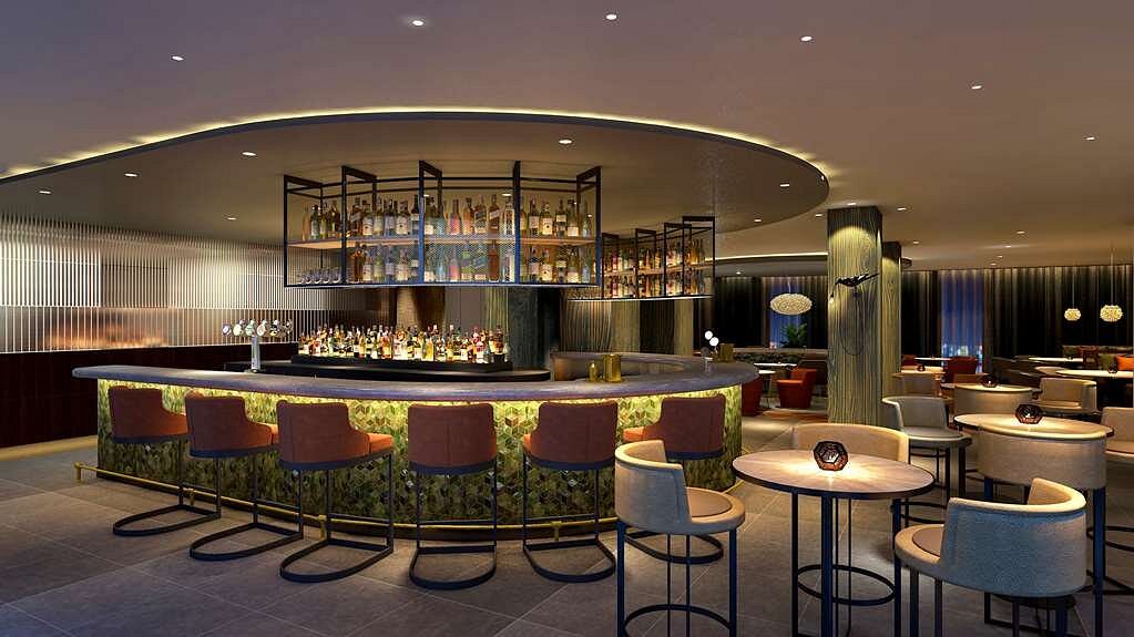 Blend Technology Consultants Project - Hilton Woking bar lounge